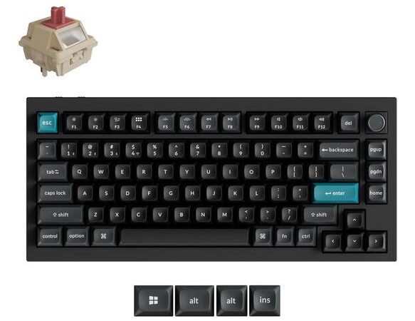 ELKO: 1453782 Keychron Q1 Ultra juhtmevaba klaviatuur must