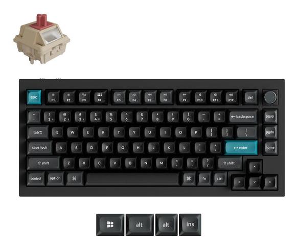 Keychron Q1 Ultra juhtmevaba klaviatuur must