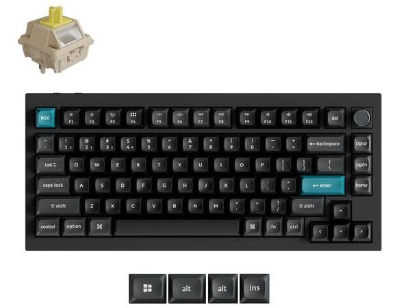 ELKO: 1453784 Keychron Q1 Ultra juhtmevaba klaviatuur must