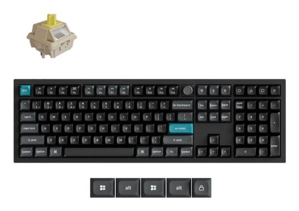 Keychron Q6 Ultra juhtmevaba klaviatuur must