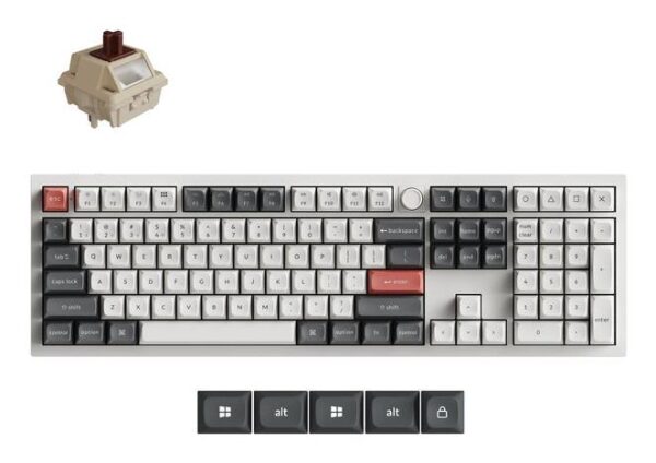 ELKO: 1453791 Keychron Q6 Ultra juhtmevaba klaviatuur valge