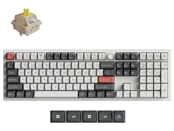 ELKO: 1453792 Keychron Q6 Ultra juhtmevaba klaviatuur valge