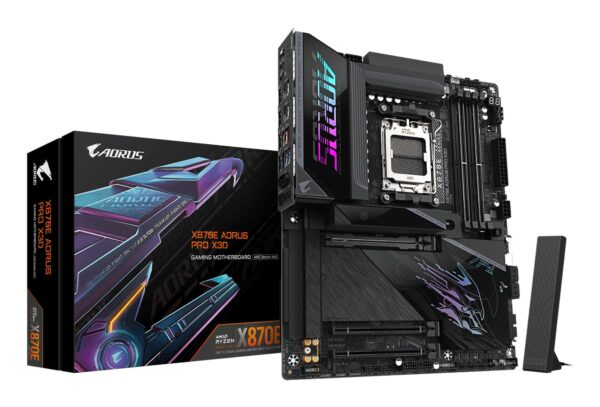 Gigabyte X870E AORUS PRO X3D emaplaat