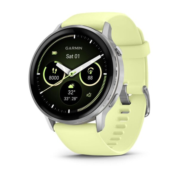 Garmin | Venu 4 nutikell 45mm | 010-03014-02 | Hõbe/Citron