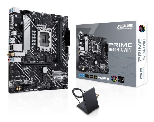 ELKO: 1454948 Asus Prime H610M-A wifi lga1700 emaplaat