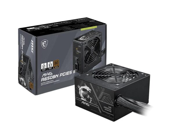MSI toiteplokk MAG A650BN PCIE5 II 650W