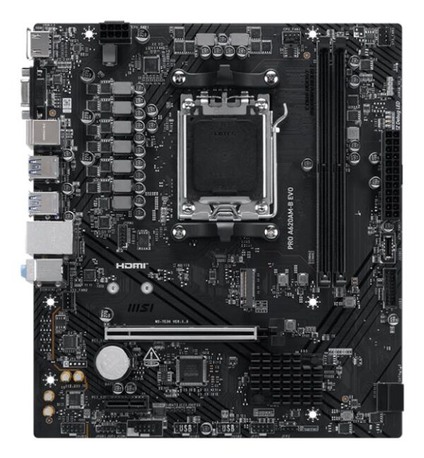 Emaplaat MSI Pro A620M-B Evo DDR5 AM5 ATX