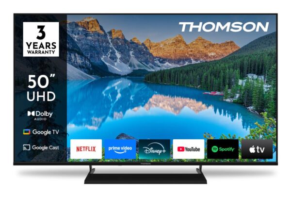 ELKO: 1455701 Thomson 55UG5X15 | 55” LED 4K Smart TV | Google TV | UHD