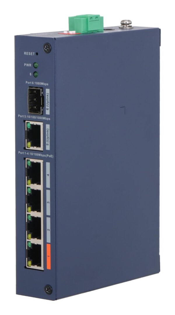 Võrgulüliti Dahua CHS4106-4ET-60 hallatav PoE lüliti
