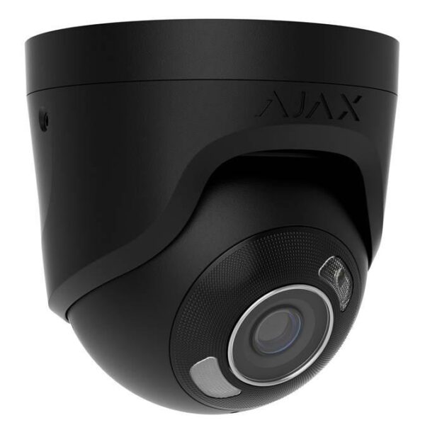 Ajax 8MP TurretCam HL 2.8 mm turvakaamera (must)