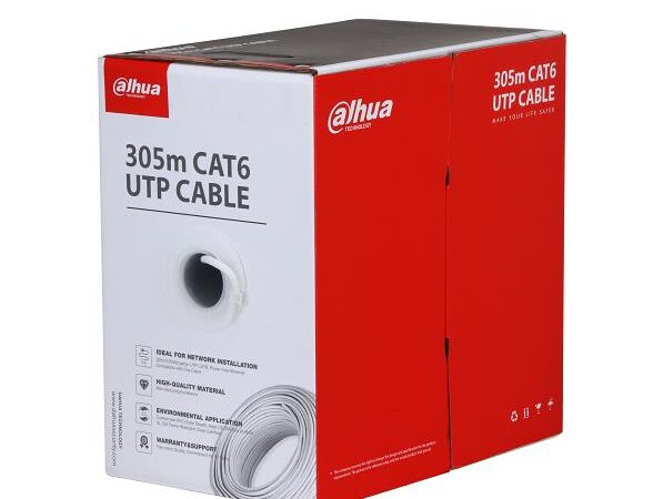 ELKO: 1457898 Dahua CAT6 UTP kaabel 305m valge PFM922I-6UN-C-WHITE