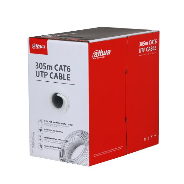Dahua CAT6 UTP kaabel 305m valge PFM922I-6UN-C-WHITE