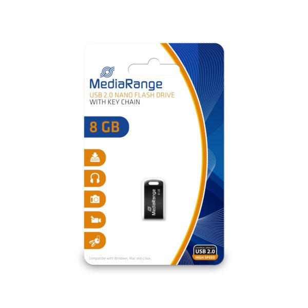 MediaRange 8GB USB 2.0 mälupulk MR920