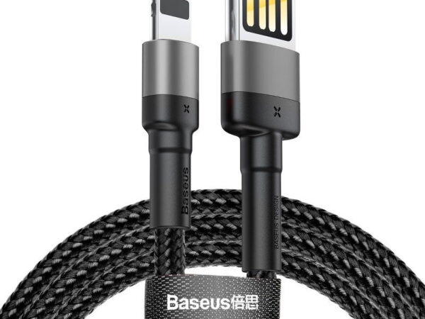 Baseus Cafule kahepoolsed USB Lightning kaabel 1.5A 2m (Hall+Must)