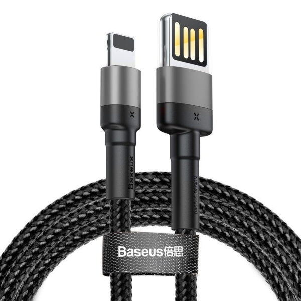 Baseus Cafule kahepoolsed USB Lightning kaabel 1.5A 2m (Hall+Must)