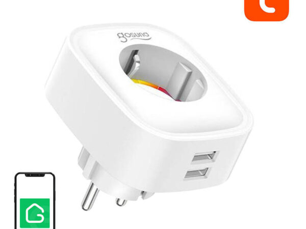 15680_1 Nutikas pistik WiFi Gosund SP112 2xUSB, 16A, Tuya