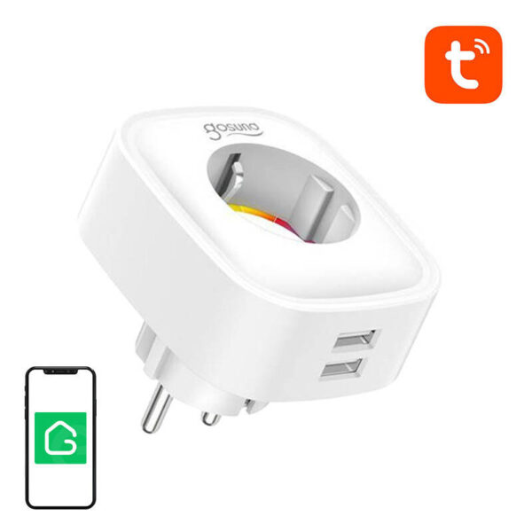 Nutikas pistik WiFi Gosund SP112 2xUSB, 16A, Tuya