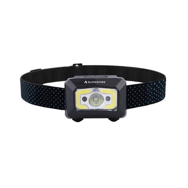 Superfire X30 pealamp, 340 lm, USB, 5 režiimi, 130 m