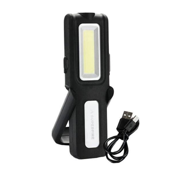 Töötoa taskulamp Superfire G12, 566lm, USB