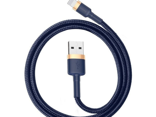 Baseus Cafule Lightning kaabel 1.5A 2m (Kuld+Tume sinine)