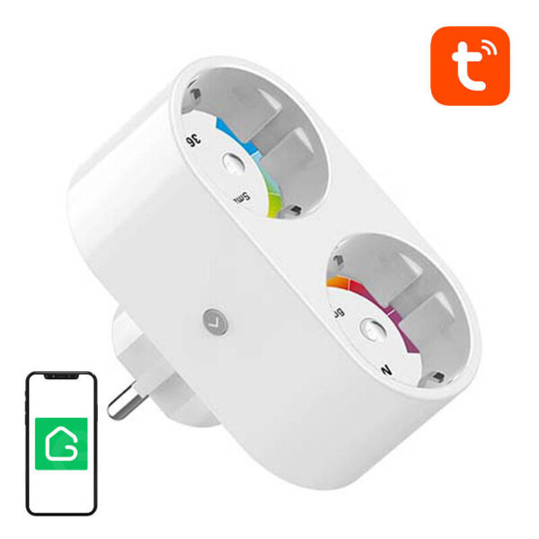 Kaksiknutikas WiFi Gosund SP211 3500W, Tuya