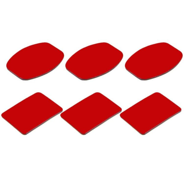 6x VHB Puluz kleebiste komplekt Osmo Action / GoPro Hero / Insta360 One R jaoks.