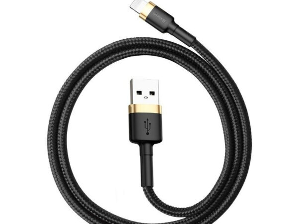 16594_6 Baseus Cafule kaabel USB Lightning 1.5 A 2m (Kuld+Must)