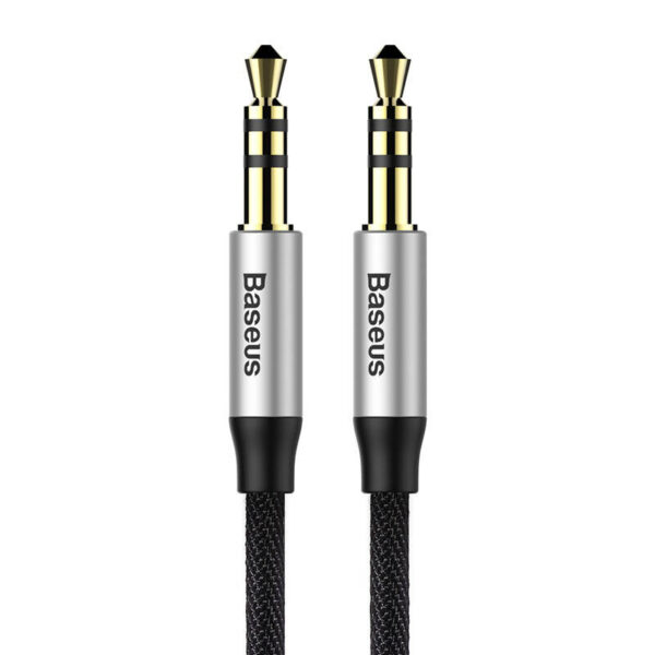 Baseus Yiven Audio Cable 3.5 meessoost Audio M30 1.5M Hõbe + Must
