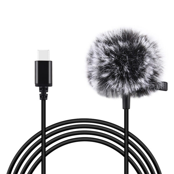 Jack Puluz krae mikrofon klipsiga PU425 1.5m USB-C