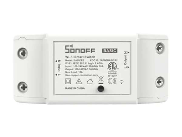 18168_1 Sonoff Basic R2 WiFi nutikas lüliti (UUS)