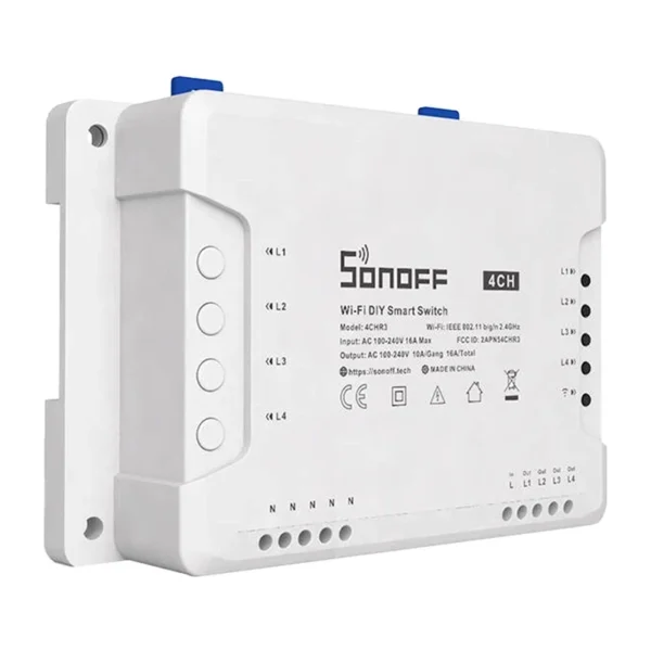 SONOFF WiFi nutikas lüliti 4CHR3