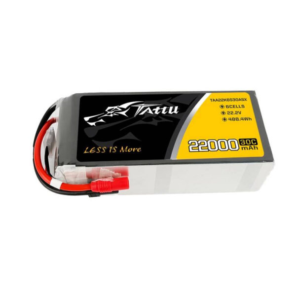 19021_5 Aku Tattu 22000mAh 22.2V 30C 6S1P LiPo AS150+XT150