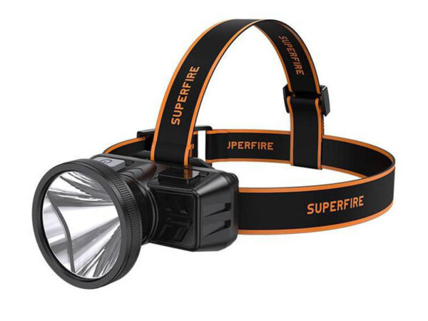 Superfire HL51 pealamp, 160 lm, micro-USB, 4 režiimi, 300 m
