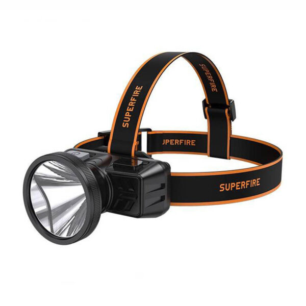 Superfire HL51 pealamp, 160 lm, micro-USB, 4 režiimi, 300 m