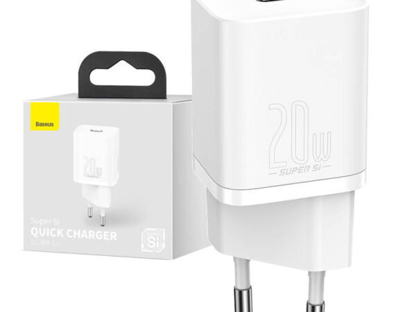 19717_1 Baseus Super Si Quick Charger 1C 20W (valge)