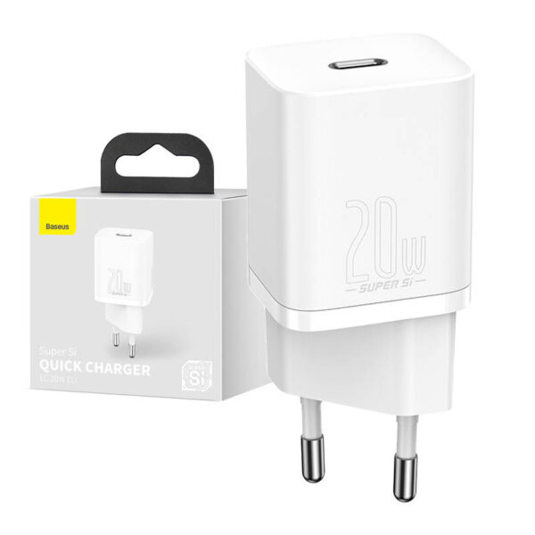 19717_1 Baseus Super Si Quick Charger 1C 20W (valge)