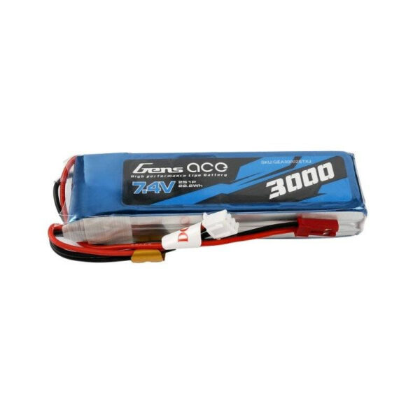 19774_4 Aku Gens Ace 3000mAh 7.4V 1C 2S1P LiPo