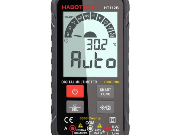 True RMS digitaalne universaalne multimeeter Habotest HT112B