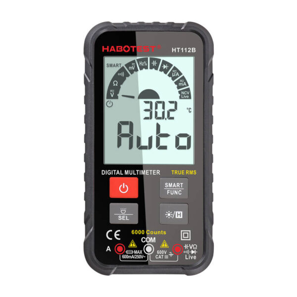 True RMS digitaalne universaalne multimeeter Habotest HT112B