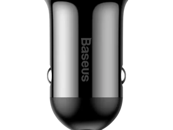 20201_7 Baseus Grain Pro auto laadija 2x USB 4.8A (must)