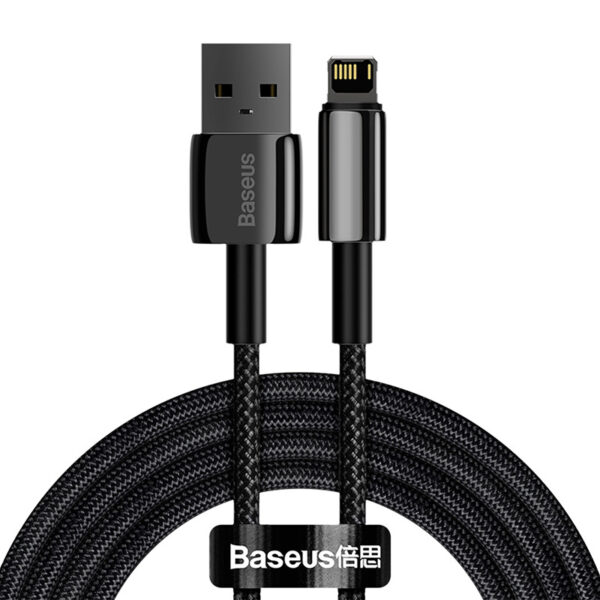 Baseus Tungsten Gold kaabel USB to iP 2.4A 2m (must)