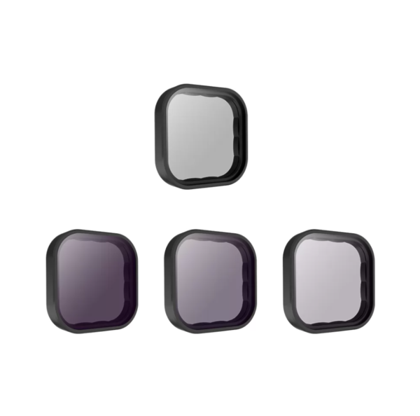 Objektiivifiltrite komplekt CPL+ND 8/16/32 Telesin GoPro Hero 9 / Hero 10 / Hero 11 / Hero 12 jaoks (GP-FLT-903)