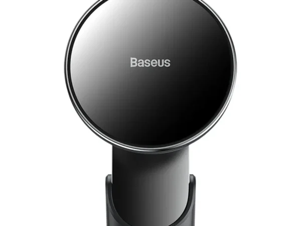 20668_1 Baseus Big Energy autohoidik juhtmevaba laadijaga 15W Iphone 12 / Iphone 13 jaoks (Must)