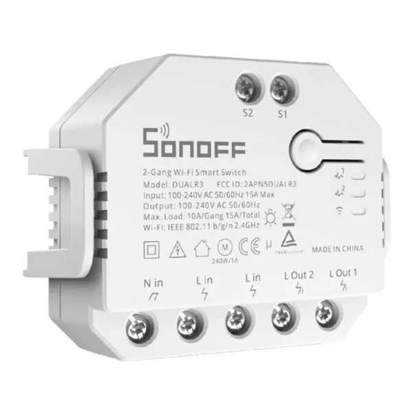 20824_1 Nutikas lüliti WiFi Sonoff Dual R3