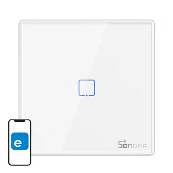 Nutikas traadita seinaklapp Sonoff T2EU1C-RF 433MHz (1-kanal)