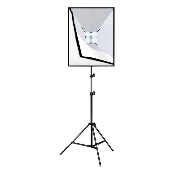 Studio komplekt Puluz softbox 50x70cm, statiiv, LED pirn 4 tk PU5071EU