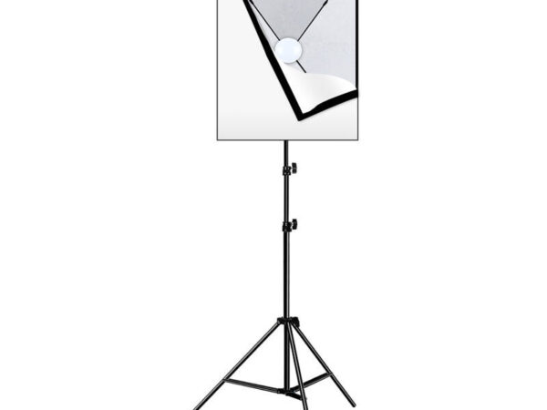 20836_1 Studio komplekt Puluz LED softbox 50x70cm, statiiv, LED pirn 1 tk PU5070EU