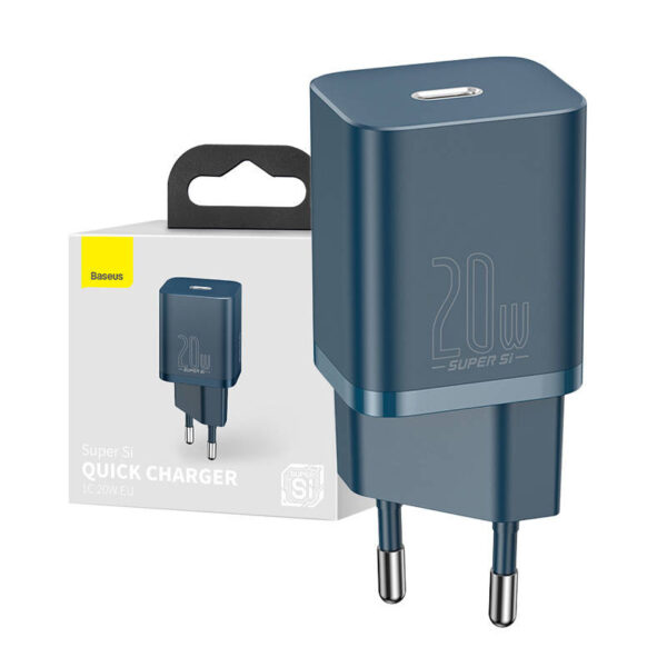 Baseus Super Si Quick Charger 1C 20W (Sinine)