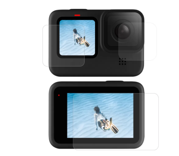Ekraani ja objektiivi kaitsekile Telesin GoPro Hero 9 / Hero 10 / Hero 11 / Hero 12 jaoks (GP-FLM-902)