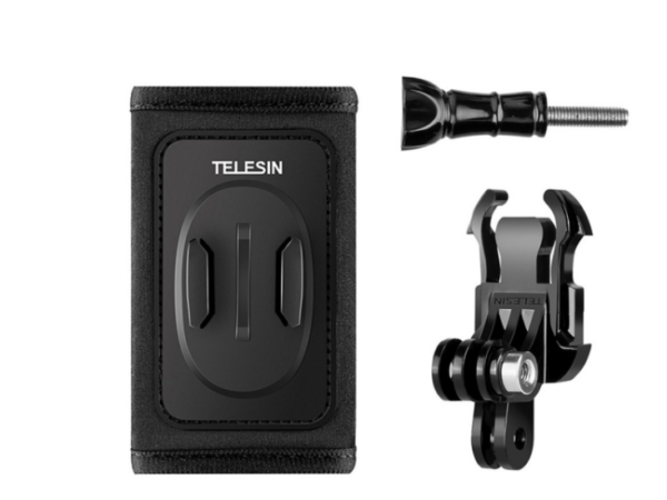 21380_1 Telesin seljakoti rihma kinnitus J-kinnitusuga GoPro/Osmo Action jaoks (GP-BPM-003)